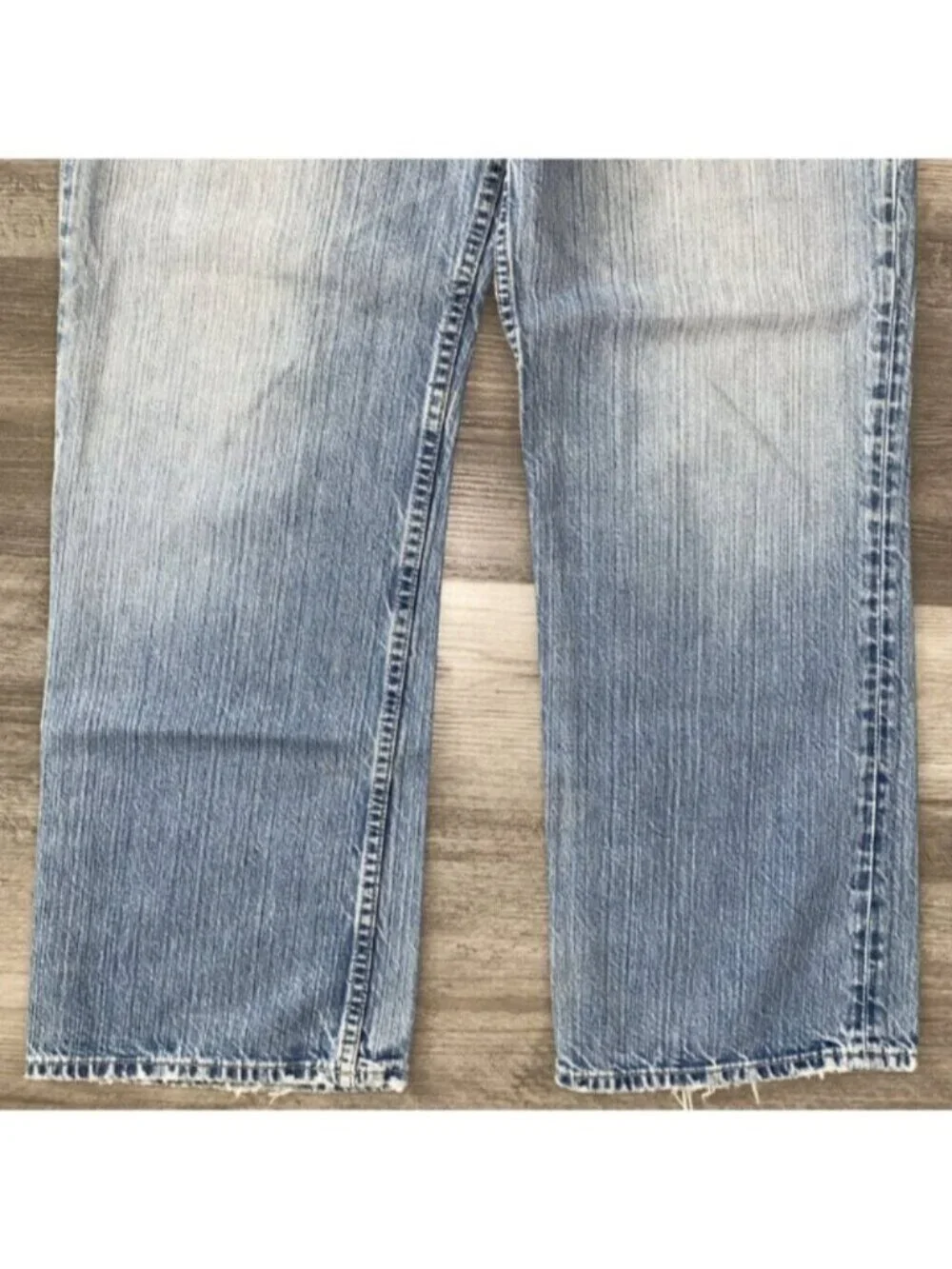 J. Crew Jeans Mens 33 x 30 Blue Cotton Straight Leg Zip Fly Canada Denim 90s VTG